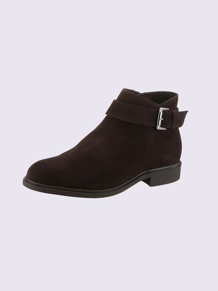 Bottine courte de fabrication portugaise, couleur marron, taille 36 - helline