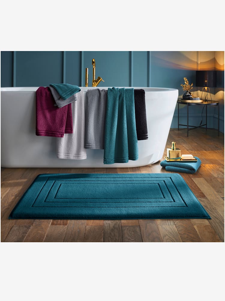 Tapis de bain, couleur gris, taille 60x100 cm, marque Vossen - helline
