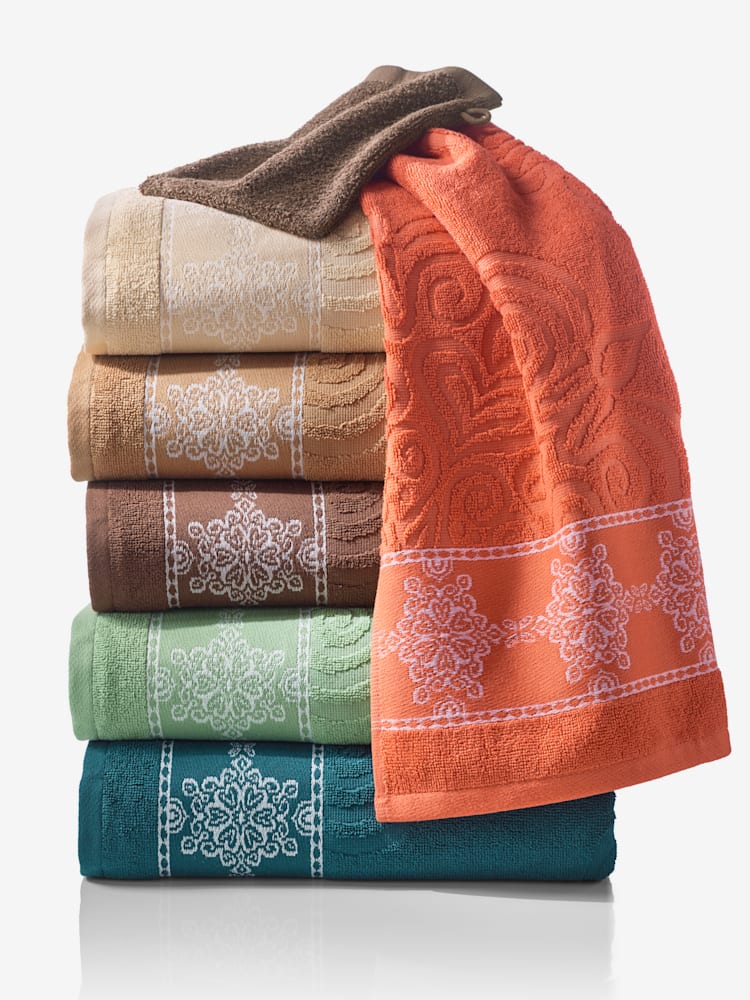 Serviette qualité luxe, couleur : marron foncé uni, taille 70x140 cm, marque wäschepur, 100% coton - helline