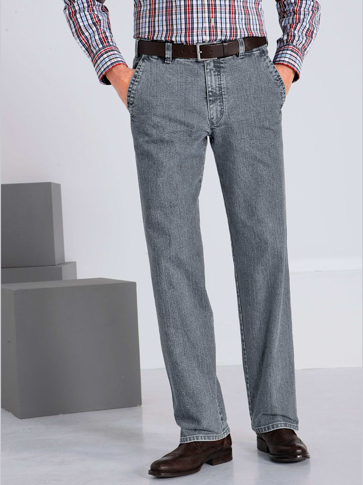 Jean loisirs qualité extensible, couleur gris, taille 21 - Witt