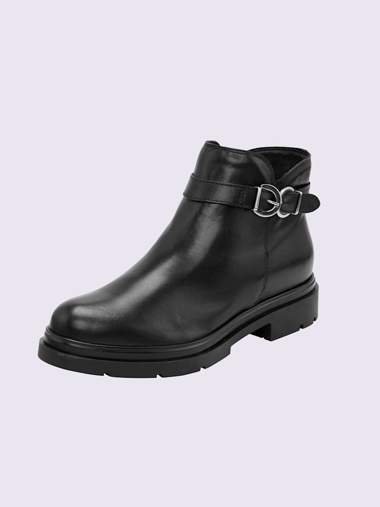 Bottines de fabrication portugaise, noir uni, taille 36 - helline