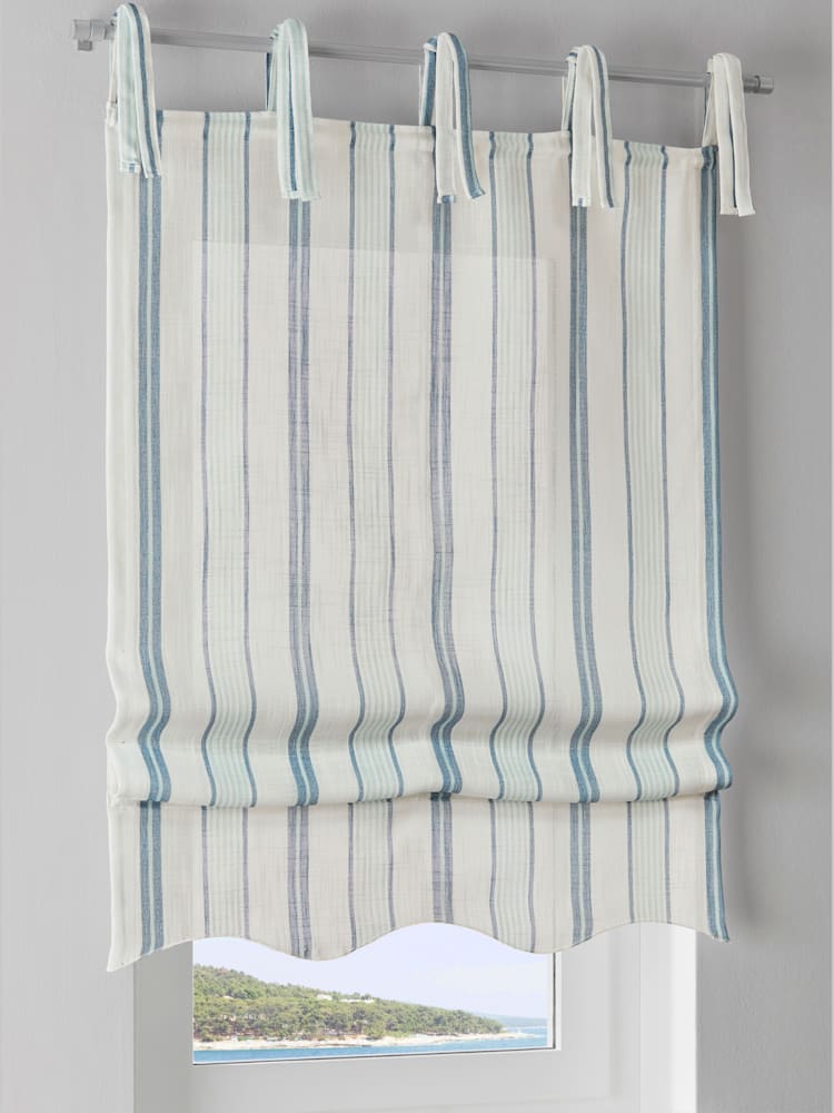 Joli store-bateau, couleur couleur ivoire, taille 140x80 cm, marque helline home - helline
