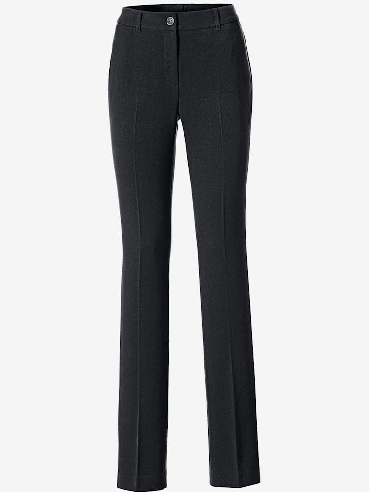 Pantalon coupe droite, couleur noir, taille 46, marque Rick Cardona - helline