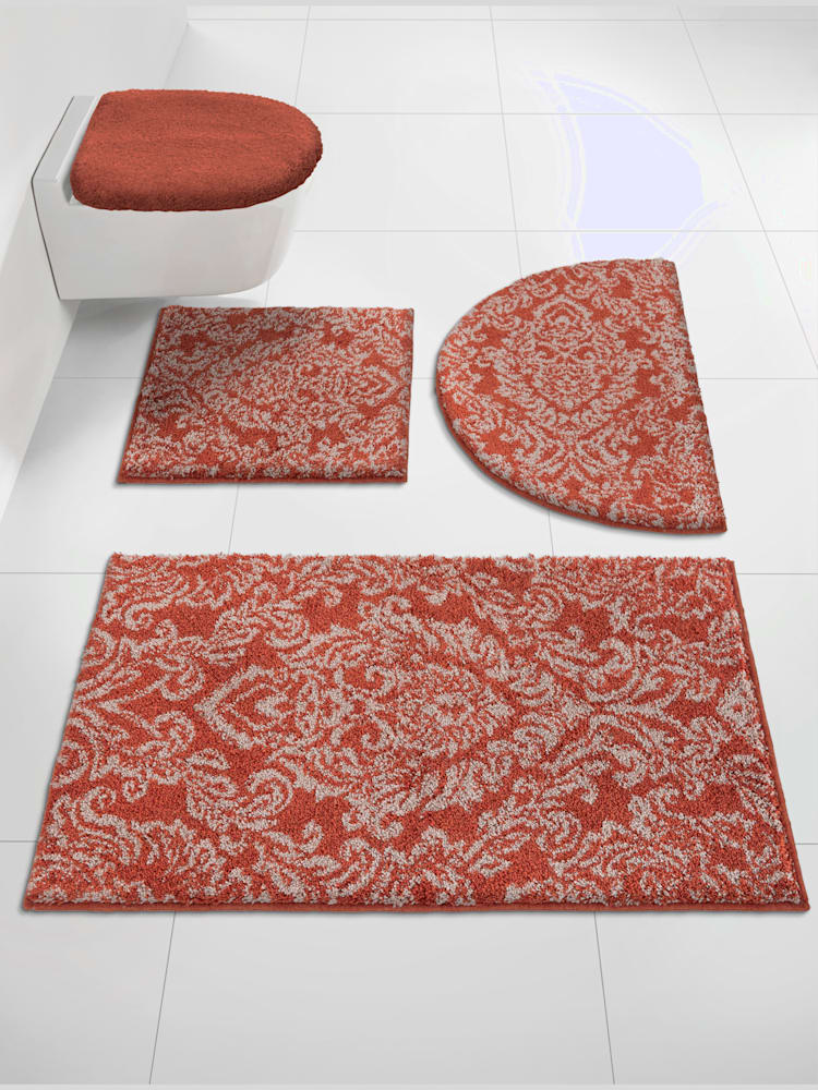 Tapis de bain, couleur marron, taille 45x50 cm, marque helline home - helline