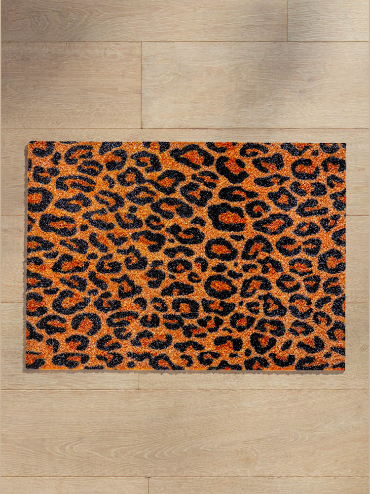 Paillasson pour intérieur et zone extérieure couverte, couleur marron, taille 30x100 cm, marque helline home - helline