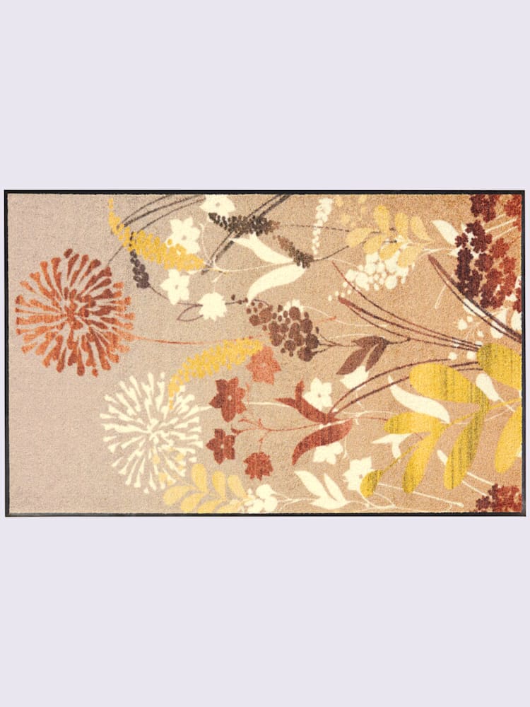 Paillasson imperméable, en intérieur comme en plein air, couleur marron, taille 115x175 cm, marque helline home - helline