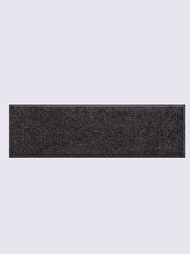 Paillasson pour intérieur et zone extérieure couverte, couleur noir, taille 40x190 cm, marque helline home - helline