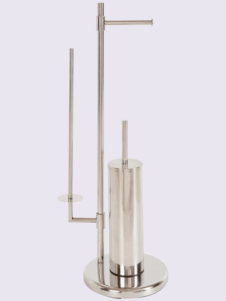 Accessoires wc, couleur argent, taille H/l/P 73x30x20 cm, helline home - helline