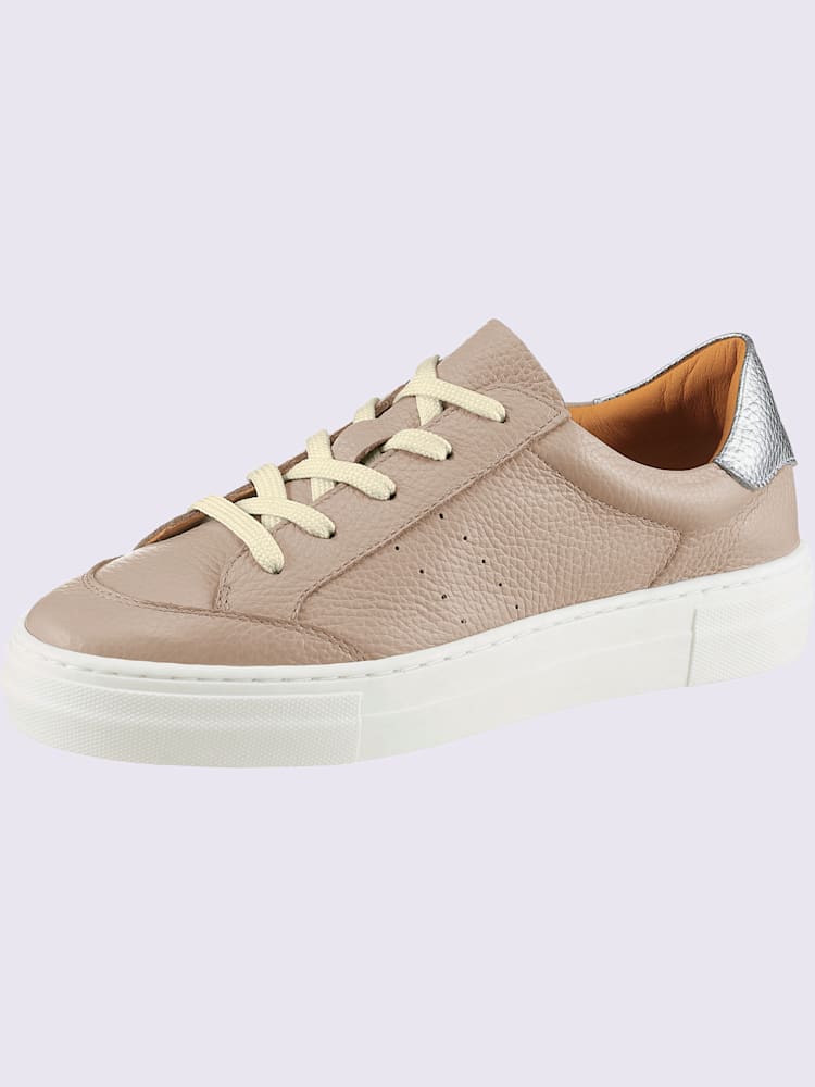 Sneakers de fabrication portugaise, marron moyen uni, taille 39 - helline
