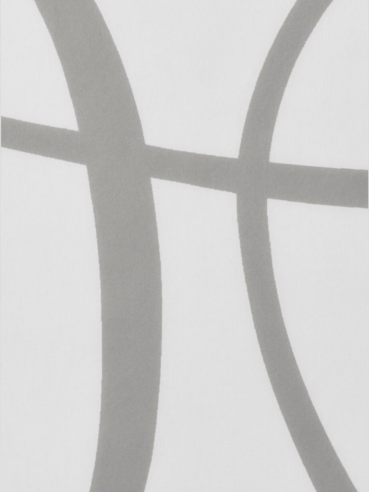 Rideaux, Œillets, couleur : blanc à motifs, taille 145x270 cm, marque helline home, 100% polyester - helline