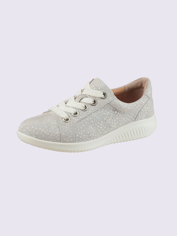 Chaussures à lacets largeur k*, couleur ivoire clair uni, taille 38, Jomos - helline