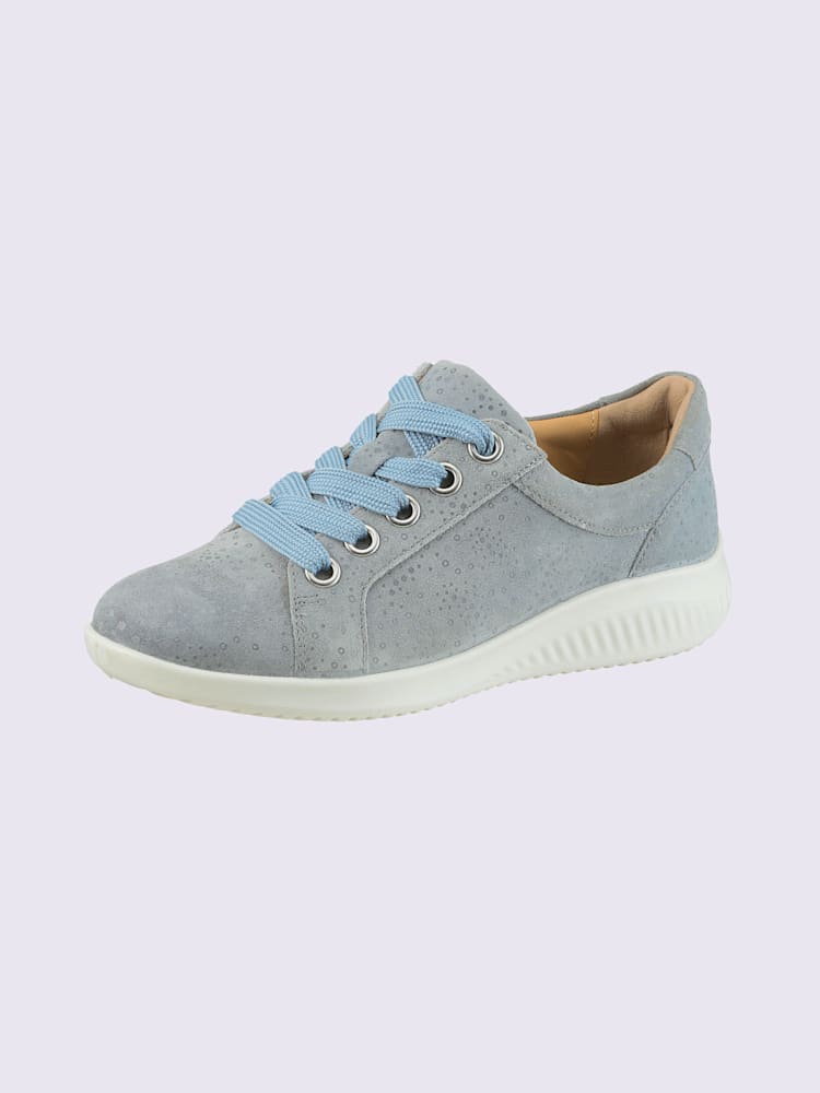 Chaussures à lacets largeur k*, bleu clair uni, taille 42, Jomos - helline
