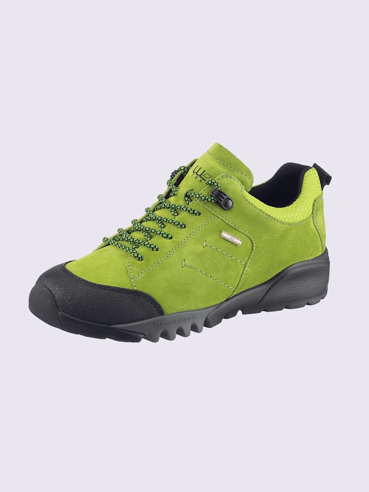 Chaussures à lacets largeur h*, vert clair uni, taille 4,5, Waldläufer - helline