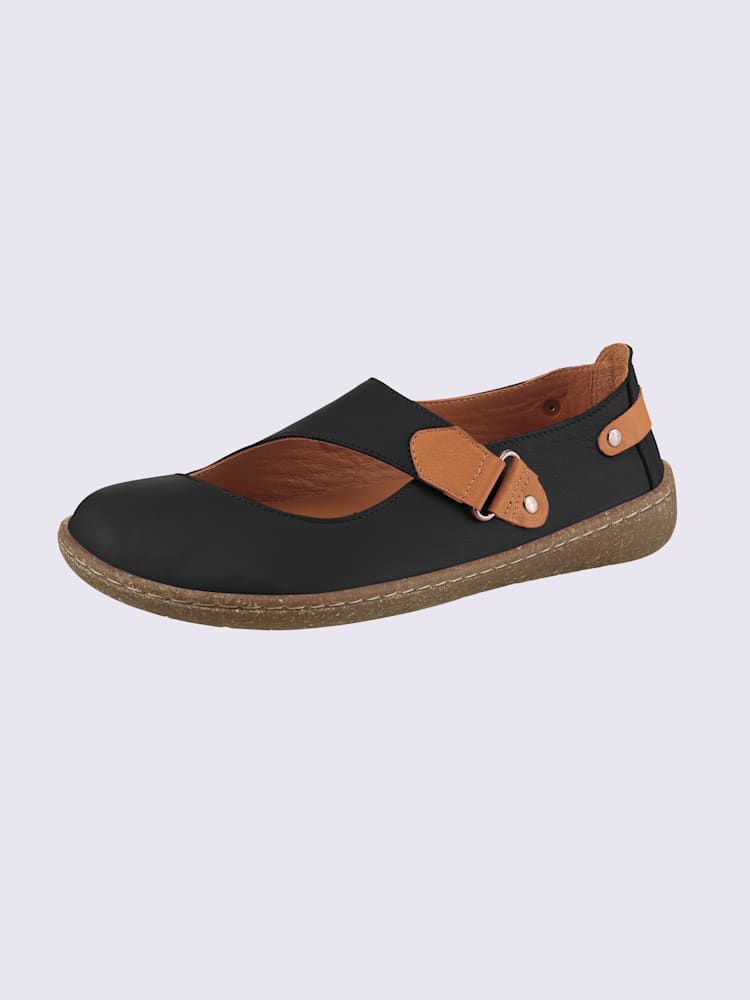 Trotteurs largeur g*, noir uni, taille 38, Gemini - helline