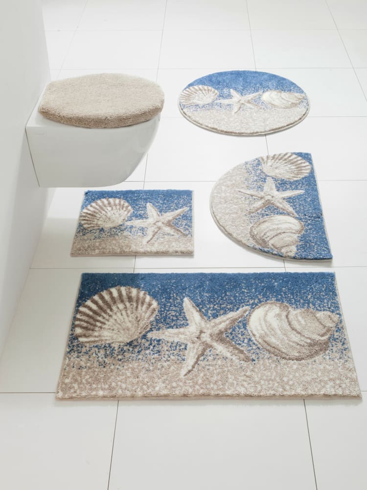 Tapis de bain acrylique, couleur marron, taille 45x50 cm, marque helline home - helline