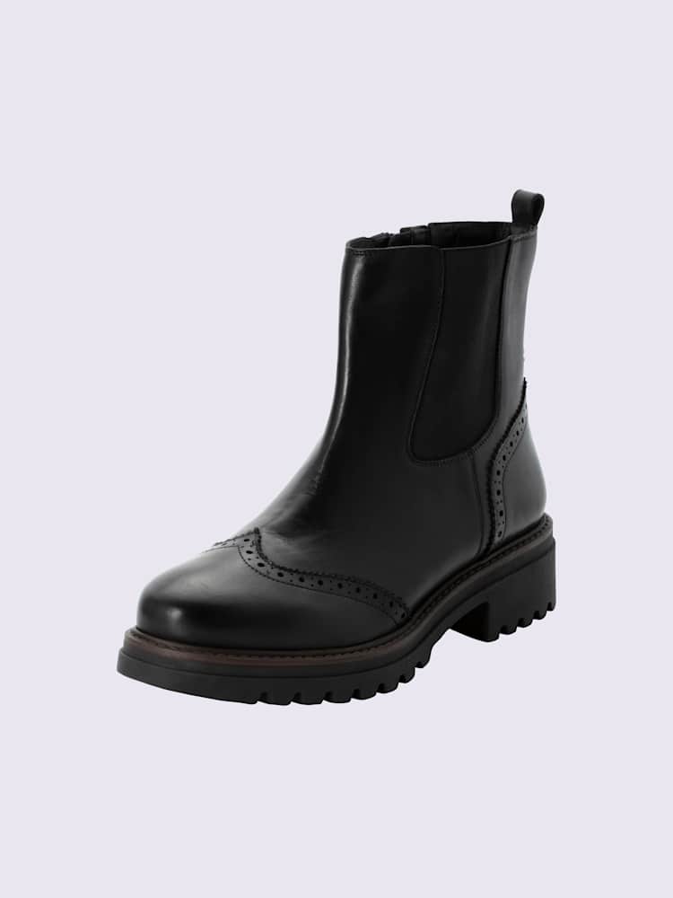 Bottines largeur g*, noir uni, taille 42, Sheego - helline