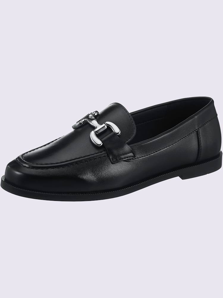 Trotteurs de fabrication portugaise, couleur : noir uni, taille 36, 100% cuir de vache - helline
