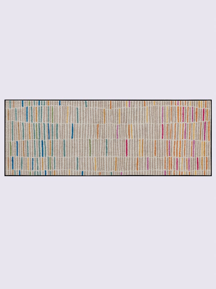 Paillasson pour intérieur et zone extérieure couverte, couleur : marron moyen uni, taille 75x120 cm, marque helline home, 100% polyamide - helline