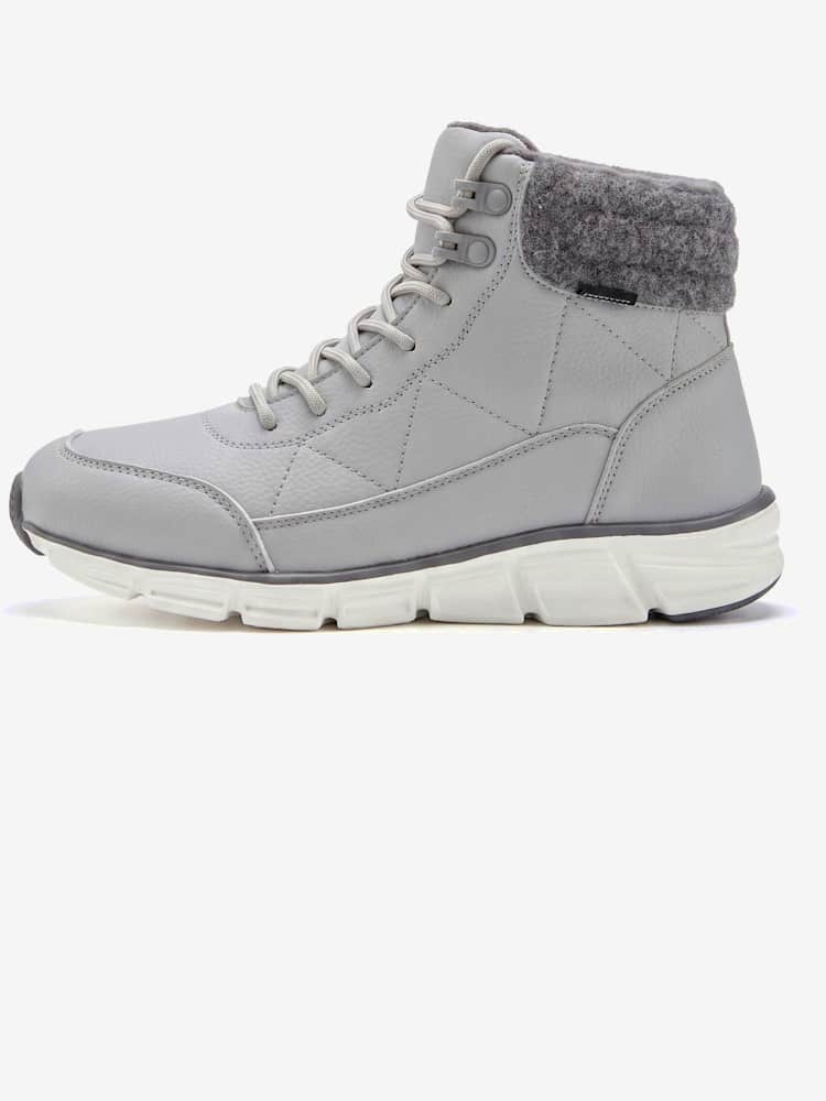 Bottines membrane thermorégulatrice comfortex imperméable, gris moyen uni, taille 39, LASCANA - helline