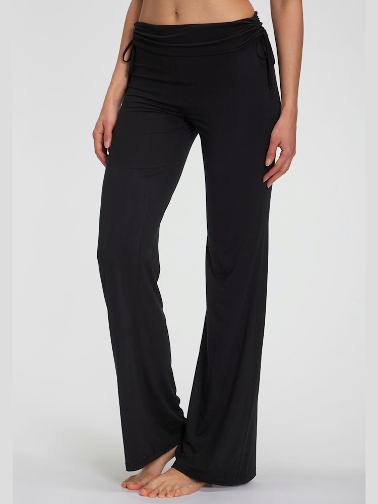 Panty legging avec jambes évasées, couleur noir, taille 36, marque LASCANA - helline