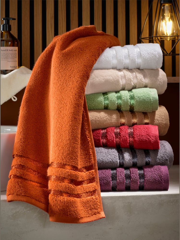 Serviette, couleur : rouge foncé uni, taille 50x100 cm, 2, marque wäschepur, 100% coton - helline