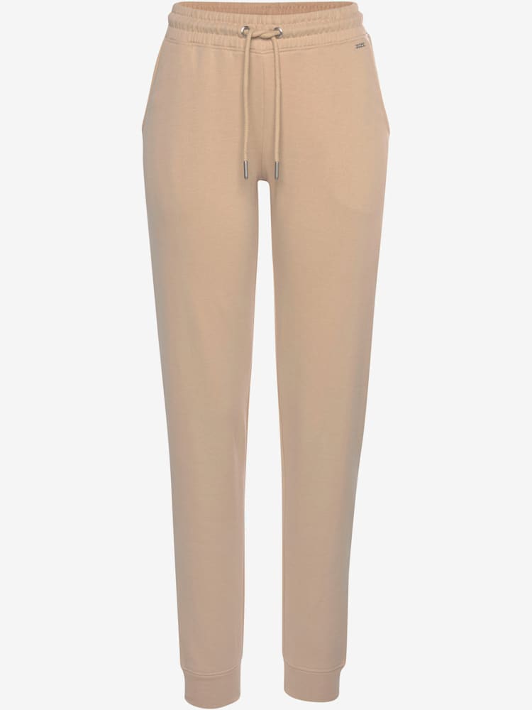 Pantalon détente pantalon molletonné à la largeur confortable, couleur marron, taille 42/44, marque H.I.S - helline